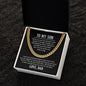 Cuban Link Chain - For Son From Dad