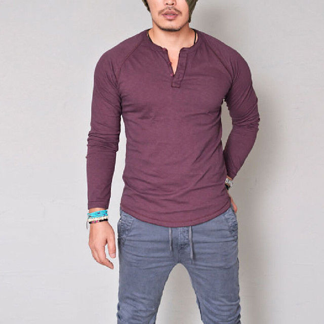 Fashion Long Sleeve Men's Tops