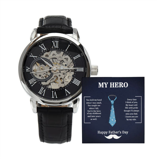 Openwork Watch - For Dad My Hero