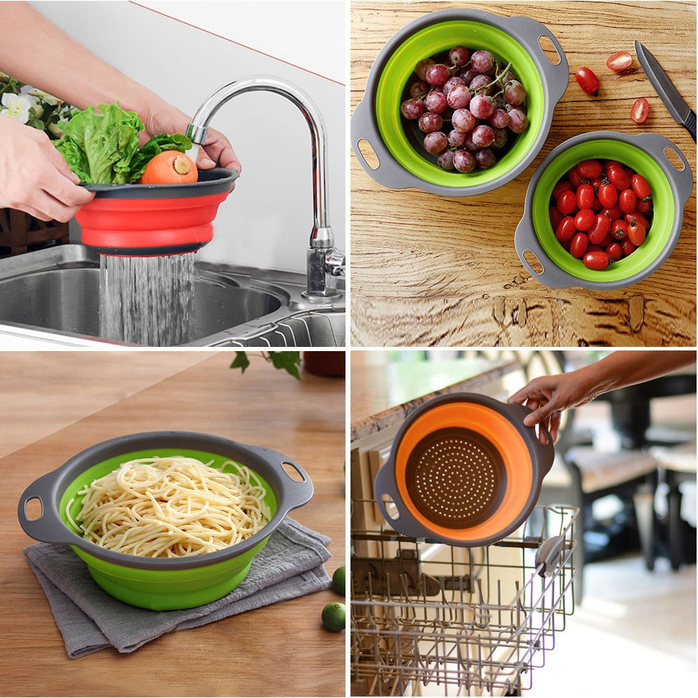 Foldable Silicone Strainer