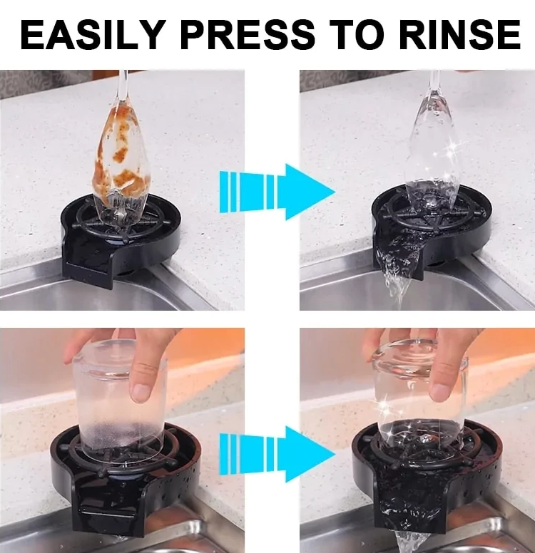 Glass Rinser for Kitchen Sink