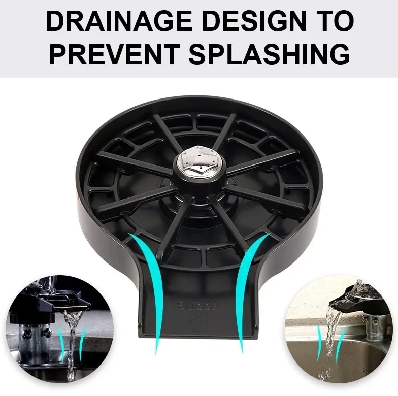 Glass Rinser for Kitchen Sink