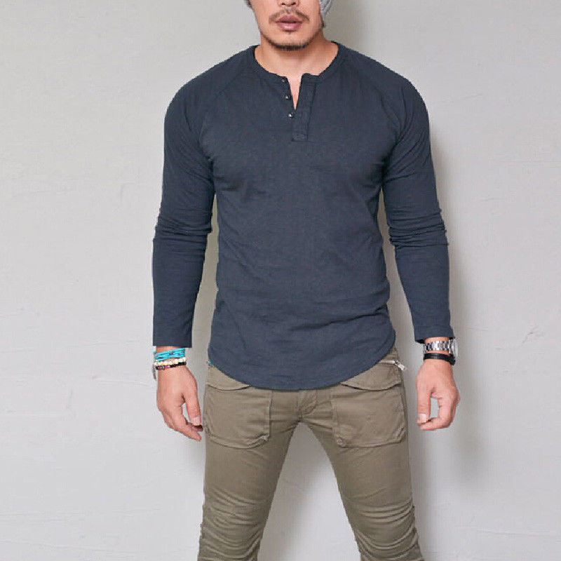 Fashion Long Sleeve Men's Tops