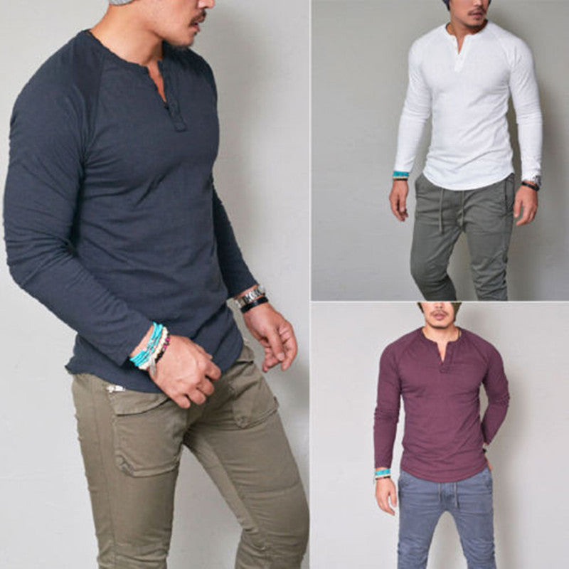 Fashion Long Sleeve Men's Tops